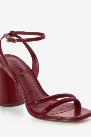 Double-Strap Dress Heel Wine